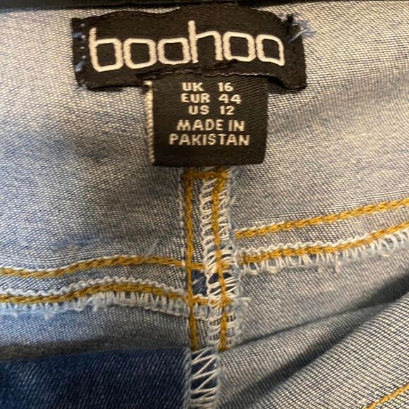 Boohoo Women's Blue Jeans - Picture 4 of 8